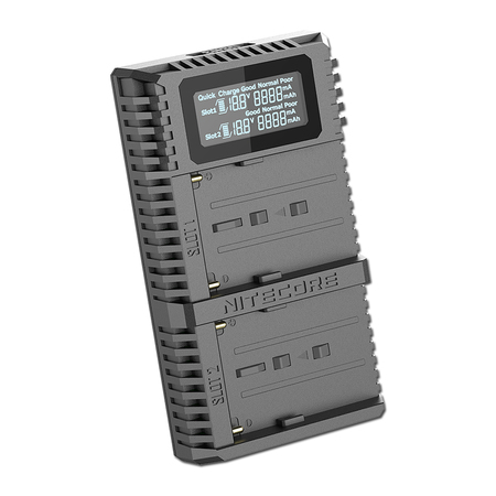 NITECORE USN3 Pro Dual-Slot Fast Digital USB Charger for Sony Camera Batteries USN3 PRO